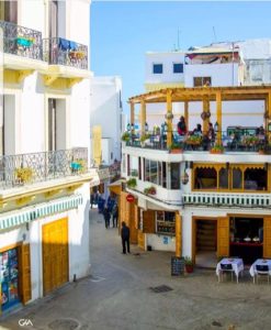 Small alleys of Tangier's medina